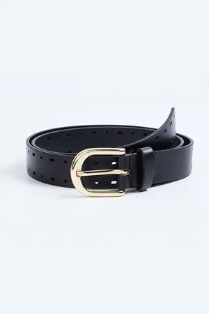 Max Collection Women Solid Tang Closure Casual Belt