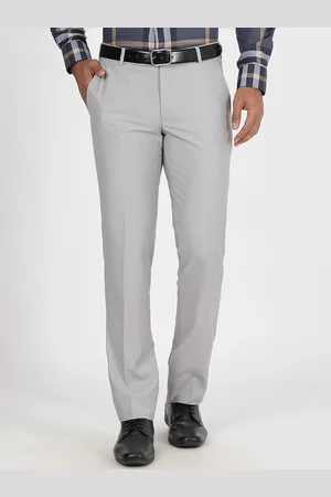 Metal Men Mid-Rise Plain Slim Fit Formal Trousers