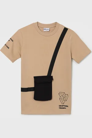 Lifestyle Boys Solid Round Neck Cotton T-shirt