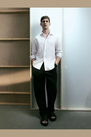H&M Slim Fit Linen Shirt