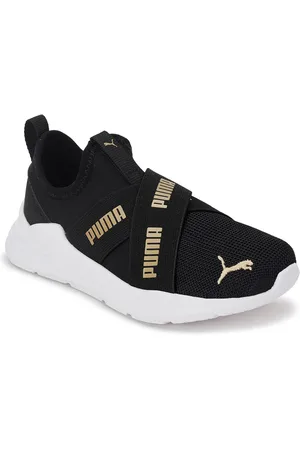 PUMA Black Wired Run Slip-On Kid