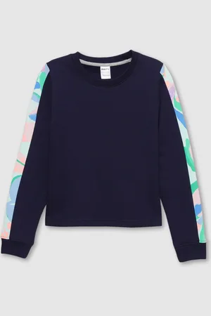 mackly Girls Pure Cotton Pullover Sweatshirt