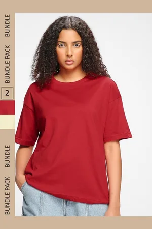 Bewakoof Pack Of 2 Oversized T-shirt