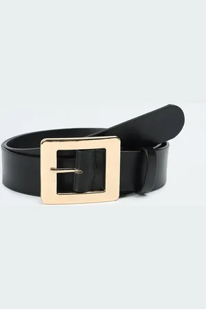 Max Collection Women Solid Tang Closure Casual Belt