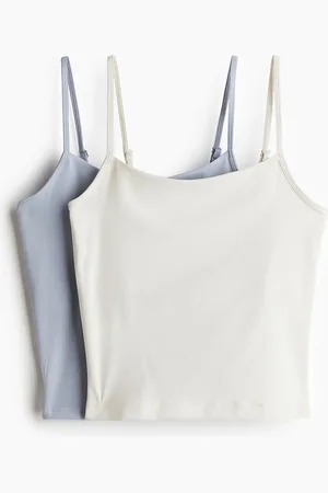 H&M 2-Pack Sports Strappy Tops With DryMove