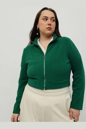 CURVY STREET Women Striped without Padded Jacket