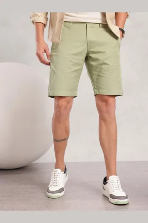 Nautica Men Solid Pure Cotton Slim Fit Chino Shorts