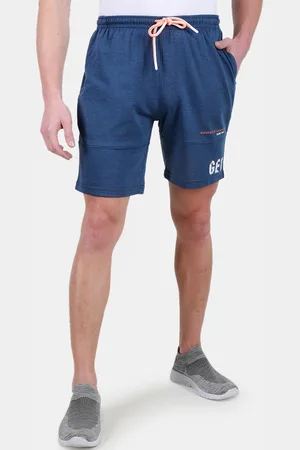 Duke Men Typography Printed High-Rise Cotton Regular Shorts