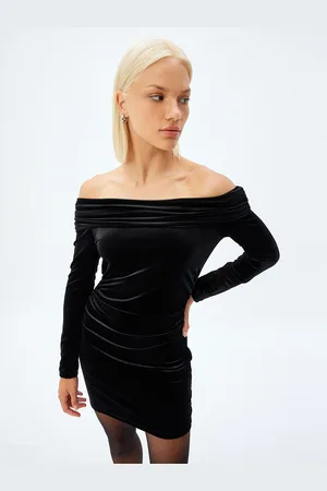 Koton Women Bodycon Gathered Mini Dress