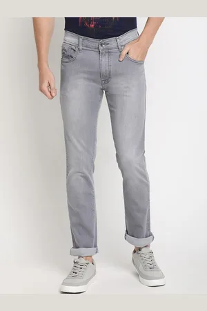 Pepe Jeans Men Grey Slim Fit Mid-Rise Clean Look Jeans