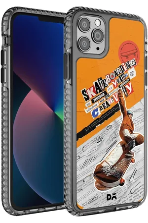 DailyObjects Orange-Colored & White Skater Subculture Printed iPhone 11 Pro Phone Case
