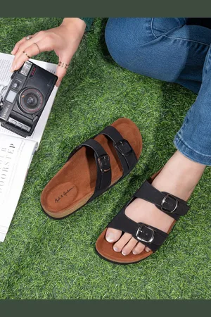 Mast & Harbour Women Suede Comfort Sandals