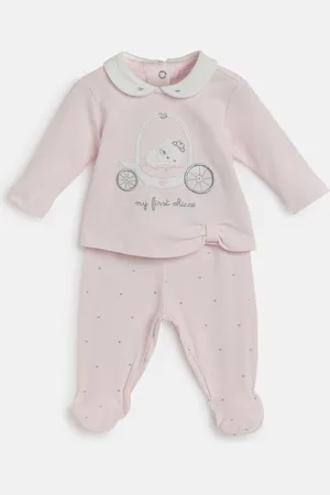 chicco Girls Pure Cotton Sweatshirt With Leggings