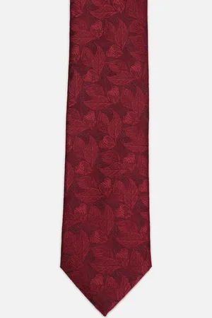 Louis Philippe Men Maroon Accessory Gift Set