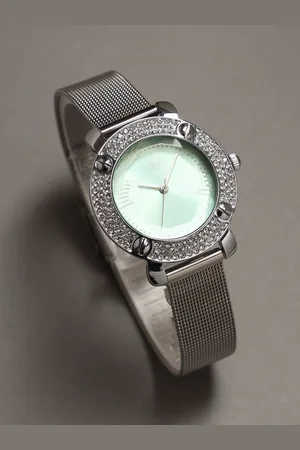 DressBerry Women Brass Printed Dial & Straps Analogue Watch DB-SS24-10A