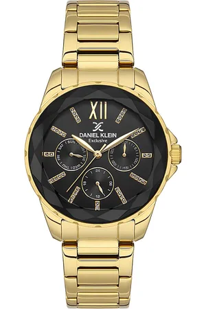 Daniel Klein Women Textured Dial & Metal Straps Analogue Watch DK.1.13505-3