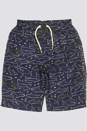 Mothercare Boys Mid Rise Abstract Printed Shorts