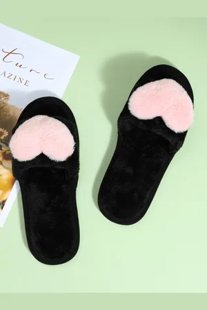 Mast & Harbour Women Fur Winter Room Slippers
