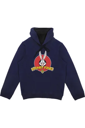 LOONEY TUNES Boys Navy Blue Printed Sweatshirt