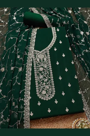 Soch Floral Embroidered Sequinned Unstitched Dress Material