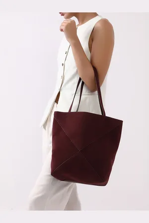 Campus Sutra Suede Shopper Shoulder Bag