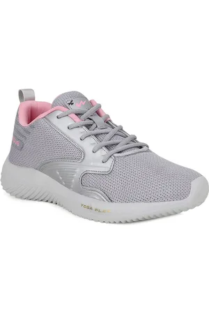 Campus Women Grey Mesh Running Shoes