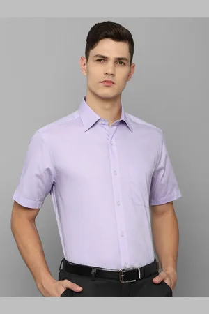 Louis Philippe Men Purple Regular Fit Casual Shirt
