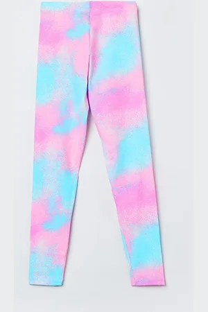 Lifestyle Girls Printed Cotton Ankle-Length Leggings