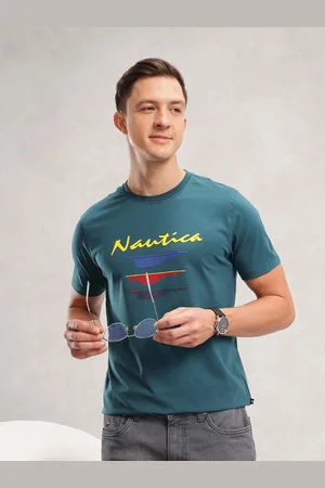 Nautica Brand Logo Printed T-shirt