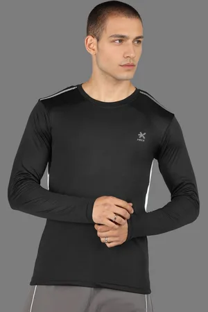 HRX Men Colourblocked Round Neck T-shirt