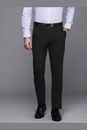 Louis Philippe Men Slim Fit Formal Trousers
