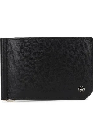 Louis Philippe Men Black Leather Wallet