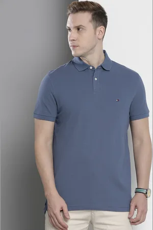 Tommy Hilfiger Men Solid Polo Collar T-shirt