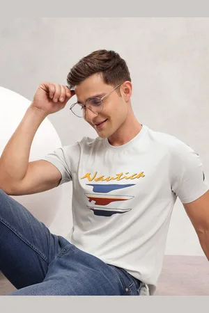 Nautica Brand Logo Printed T-shirt