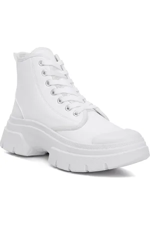 London Rag Women Mid-Top Lace-Up Sneakers
