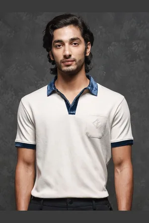 RARE RABBIT Men Danil Regular Fit Polo Collar Cotton T-Shirt