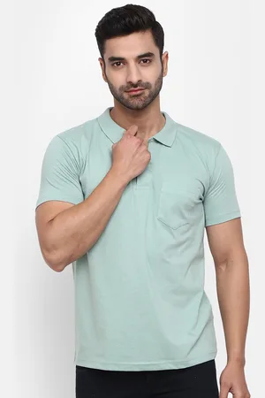 V-Mart Men Polo Collar Slim Fit Cotton T-shirt
