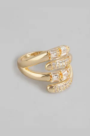 DressBerry Stone Studded Finger Ring