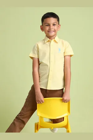 Ralph Lauren Boys Spread Collar Pure Cotton Casual Shirt