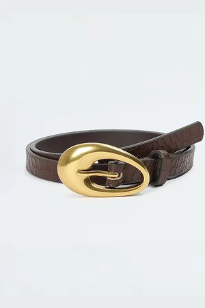 Max Collection Women Textured Tang Closure Casual Belt