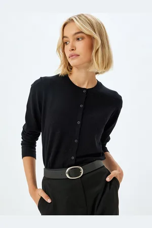 Koton Women Round Neck Cardigan