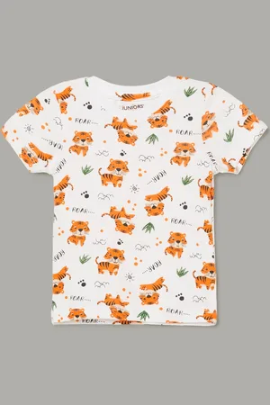 Lifestyle Boys Printed Applique T-shirt