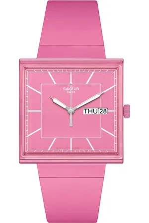 Swatch Women Dial & Ceramic Straps Analogue Watch SO34P700_ONESIZE