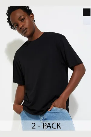 Max Collection Urb_N Men Solid T-Shirt - Pack of 2