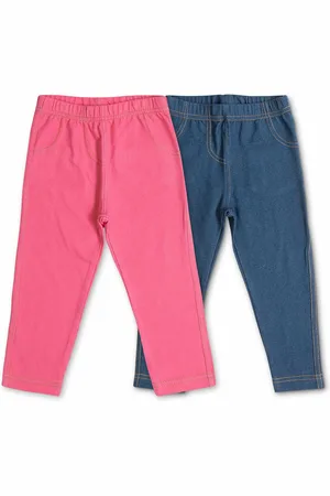 Juscubs Girls Pack Of 2 Cotton Skinny Fit Slip-On Jeggings