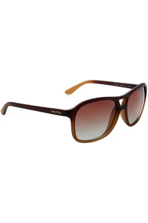 Nautica Unisex Rectangle Sunglasses with UV Protected Lens