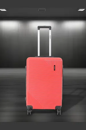 WROGN Unisex Textured HRD Medium Hard Suitcase Trolley Bag- 55.7 L