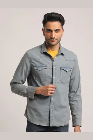 EVERBLUE Men Opaque Casual Shirt