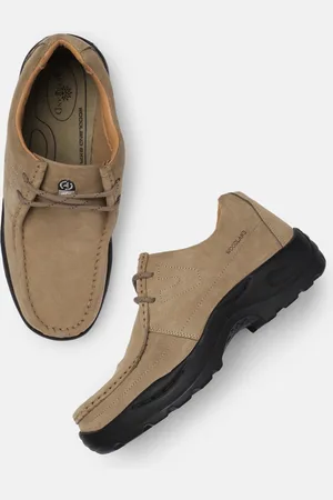 Woodland Men Leather Sneakers