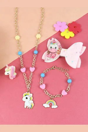 asthetika Girls Beaded Jewellery Set
